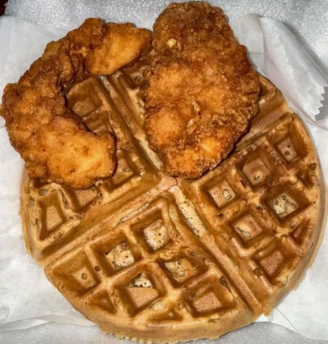 Chicken and Waffle.