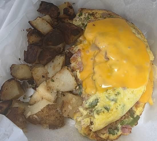 Ham & Cheese Omelette.